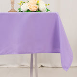 54x54inch Lavender Lilac Seamless Premium Polyester Square Tablecloth - 220GSM