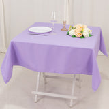 54x54inch Lavender Lilac Seamless Premium Polyester Square Tablecloth - 220GSM