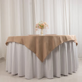 54x54inch Nude Seamless Premium Polyester Square Table Overlay - 220GSM