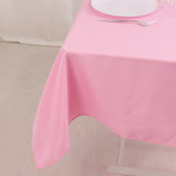 54x54inch Pink Seamless Premium Polyester Square Table Overlay - 220GSM