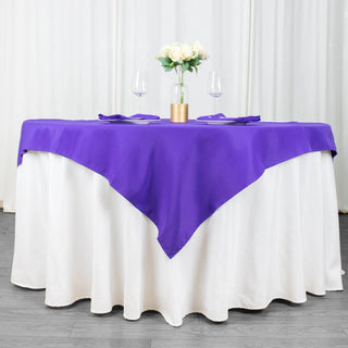 Add a Touch of Sophistication with the Seamless Purple Polyester Table Cover