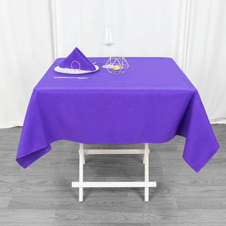 Easy to Use and Maintain, Our Purple Seamless Tablecloth is a Must-Have