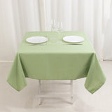 54x54inch Sage Green Seamless Premium Polyester Square Tablecloth - 220GSM