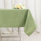 54x54inch Sage Green Seamless Premium Polyester Square Tablecloth - 220GSM