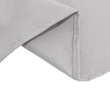 54x54inch Silver Seamless Premium Polyester Square Table Overlay - 220GSM