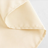 54x96Inch Beige Polyester Linen Rectangle Tablecloth