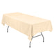 54x96Inch Beige Polyester Linen Rectangle Tablecloth