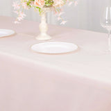 60x102inch Blush Rose Gold 200 GSM Seamless Premium Polyester Rectangular Tablecloth