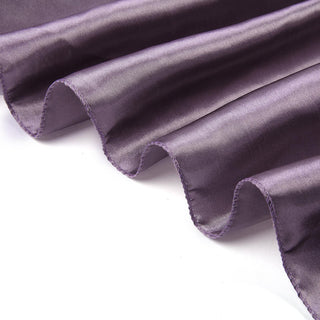 Enhance Your Event Decor with the Violet Amethyst Seamless Smooth Satin Tablecloth
