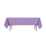 60x102inch Lavender Lilac Seamless Premium Polyester Rectangular Tablecloth - 220GSM