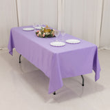 60x102inch Lavender Lilac Seamless Premium Polyester Rectangular Tablecloth - 220GSM