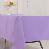 60x102inch Lavender Lilac Seamless Premium Polyester Rectangular Tablecloth - 220GSM