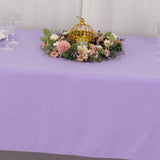 60x102inch Lavender Lilac Seamless Premium Polyester Rectangular Tablecloth - 220GSM