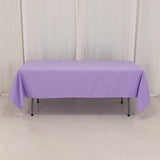 60x102inch Lavender Lilac Seamless Premium Polyester Rectangular Tablecloth - 220GSM