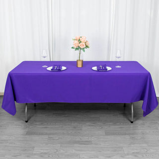 Durable and Versatile Purple Tablecloth for Every Occasion