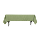 Sage Green Seamless Premium Polyester Rectangular Tablecloth 220GSM 60x102inch