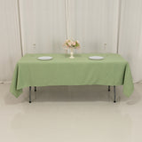 Sage Green Seamless Premium Polyester Rectangular Tablecloth 220GSM 60x102inch