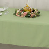 Sage Green Seamless Premium Polyester Rectangular Tablecloth 220GSM 60x102inch