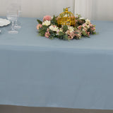 60x126inch Dusty Blue Seamless Premium Polyester Rectangular Tablecloth - 220GSM