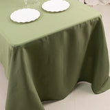 Dusty Sage Green Seamless Premium Polyester Rectangular Tablecloth 220GSM 60x126inch