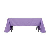 60x126inch Lavender Lilac Seamless Premium Polyester Rectangular Tablecloth - 220GSM