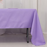 60x126inch Lavender Lilac Seamless Premium Polyester Rectangular Tablecloth - 220GSM