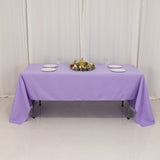 60x126inch Lavender Lilac Seamless Premium Polyester Rectangular Tablecloth - 220GSM