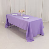 60x126inch Lavender Lilac Seamless Premium Polyester Rectangular Tablecloth - 220GSM