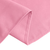 60x126inch Pink Seamless Premium Polyester Rectangular Tablecloth - 220GSM