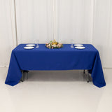 Royal Blue Seamless Premium Polyester Rectangular Tablecloth 220GSM 60x126inch