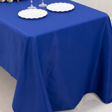 Royal Blue Seamless Premium Polyester Rectangular Tablecloth 220GSM 60x126inch