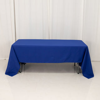 <h3 style="margin-left:0px;"><strong>Elegant Royal Blue Polyester Rectangular Tablecloth for Any Event</strong>