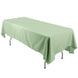 60"x126" Sage Green Polyester Rectangular Tablecloth