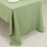 60x126inch Sage Green Seamless Premium Polyester Rectangular Tablecloth - 220GSM