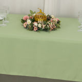 60x126inch Sage Green Seamless Premium Polyester Rectangular Tablecloth - 220GSM