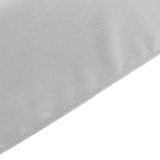 Silver Premium Polyester Rectangular Tablecloth 220GSM 60x126inch