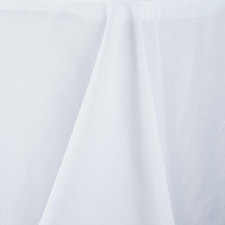 Unleash the Elegance with the Premium White Polyester Tablecloth