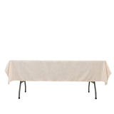 Polyester Tablecloth 60×84inch Blush – Rectangle, Washable & Wrinkle-Resistant, Perfect for Parties