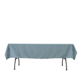 Polyester Tablecloth 60×84 Dusty Blue – Rectangle, Washable & Wrinkle-Resistant
