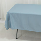 Polyester Tablecloth 60×84 Dusty Blue – Rectangle, Washable & Wrinkle-Resistant