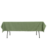 Polyester Tablecloth 60×84inch Dusty Sage Green – Rectangle, Washable & Wrinkle-Resistant, Perfect