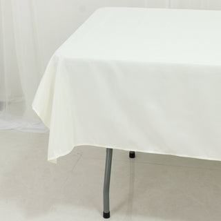 Ivory Rectangle Tablecloth