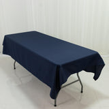 Polyester Tablecloth 60×84inch Navy Blue– Rectangle, Washable & Wrinkle-Resistant, Perfect Parties