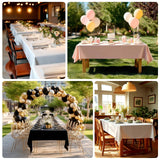 Polyester Tablecloth 60×84inch Navy Blue– Rectangle, Washable & Wrinkle-Resistant, Perfect Parties