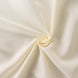 90x132 inches Ivory Polyester Round Corner Rectangular Tablecloth#whtbkgd