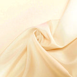 90\"x132\" Beige Polyester Rectangular Tablecloth#whtbkgd
