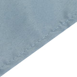 90x132inch Dusty Blue Seamless Premium Polyester Rectangular Tablecloth - 220GSM for 6 Foot Table