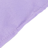 90x132inch Lavender Lilac Seamless Premium Polyester Rectangular Tablecloth 220GSM for 6 Foot Table