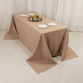 <h3 style="margin-left:0px;"><strong>Versatile Nude Rectangular Tablecloth</strong>