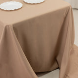 90x132inch Nude Seamless Premium Polyester Rectangular Tablecloth - 220GSM for 6 Foot Table